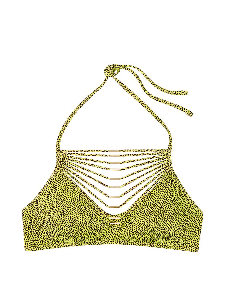 Góra od bikini VS Archives Strappy. Produkt jest wzorzysty i pochodzi z kolekcji Victoria's Secret Swim. 