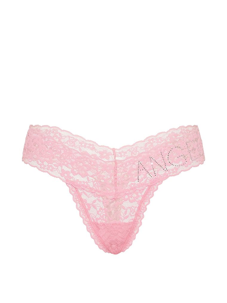 Stringi koronkowe z cekinami Lacie Sparkle. Produkt ma kolor różowy i pochodzi z kolekcji Lacie. 