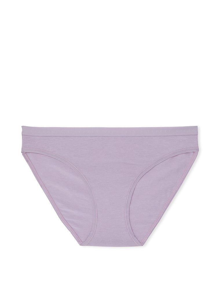Majtki bawełniane Bikini. Produkt ma kolor purpurowy i pochodzi z kolekcji Victoria's Secret. 