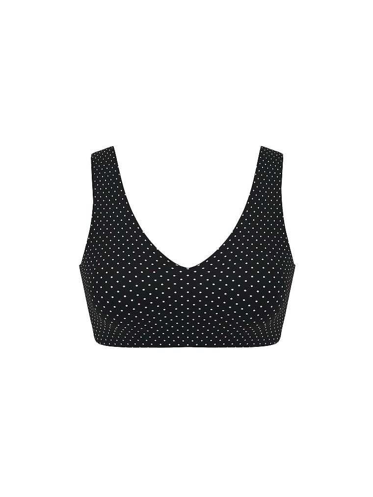 Biustonosz na co dzień i do spania SlumberBra. Produkt jest wzorzysty i pochodzi z kolekcji Body by Victoria. 