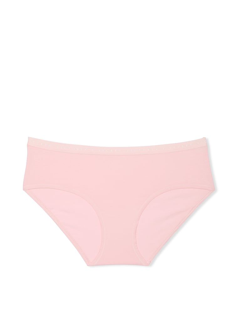 Majtki bawełniane Hiphugger. Produkt ma kolor różowy i pochodzi z kolekcji Victoria's Secret. 