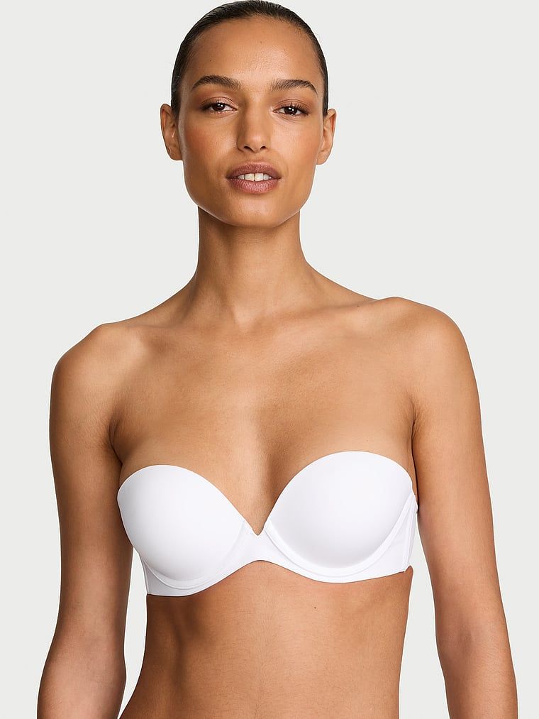 Invisible by Victoria's Secret Biustonosz push-up bez ramiączek Strapless