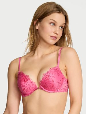 Very Sexy Biustonosz push-up koronkowy Rose Lace