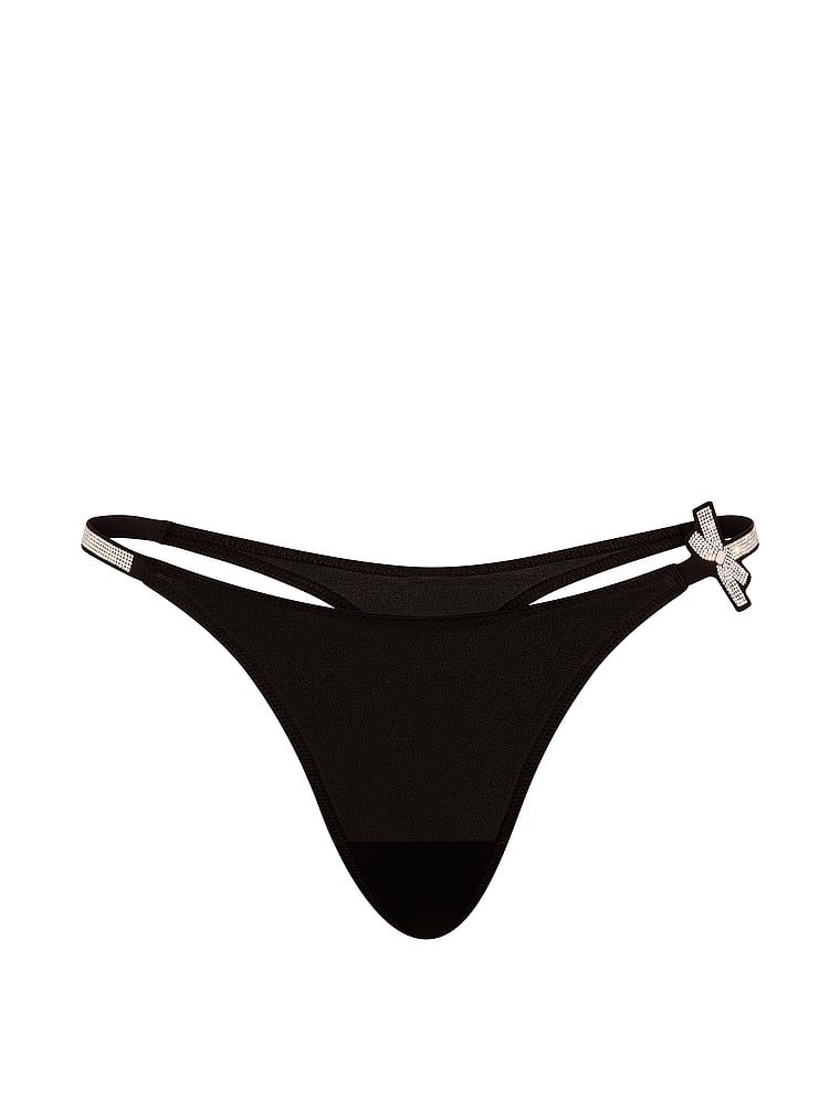 Stringi Shine Bow. Produkt ma kolor czarny i pochodzi z kolekcji Very Sexy. 