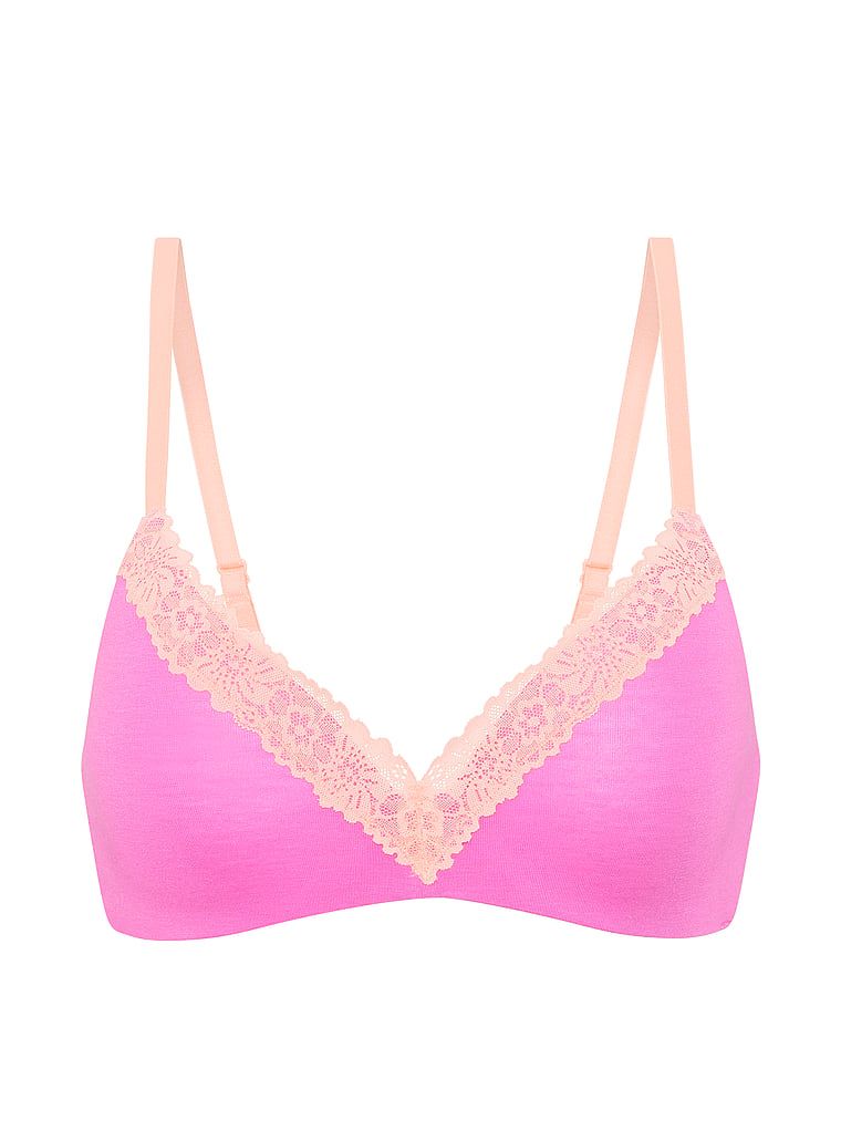 PINK WEAR EVERYWHERE Bezfiszbinowy biustonosz push-up Wear Everywhere
