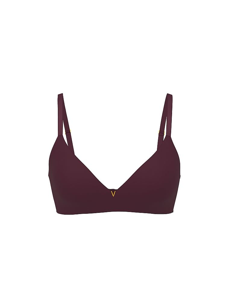 Biustonosz push-up bez fiszbin. Produkt ma kolor purpurowy i pochodzi z kolekcji Love Cloud. 