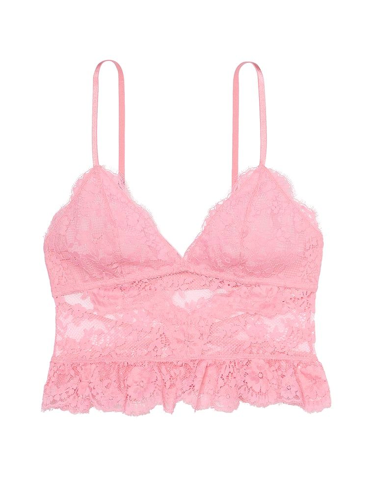 Top biustonoszowy Dare to Dream. Produkt ma kolor różowy i pochodzi z kolekcji Victoria's Secret. 