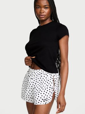 Victoria's Secret Szorty od piżamy bawełniane Mix & Match Heritage