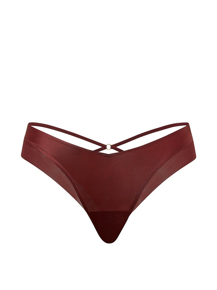 Majtki z paseczkami z tyłu Sheer Reveal Cheeky. Produkt jest wzorzysty i pochodzi z kolekcji Very Sexy. 