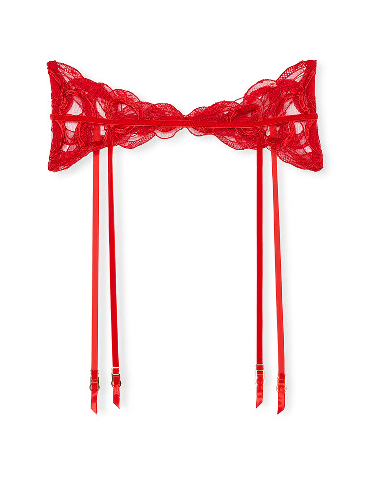 Pas do pończoch Tied-with-a-Bow. Produkt jest wzorzysty i pochodzi z kolekcji Dream Angels. 