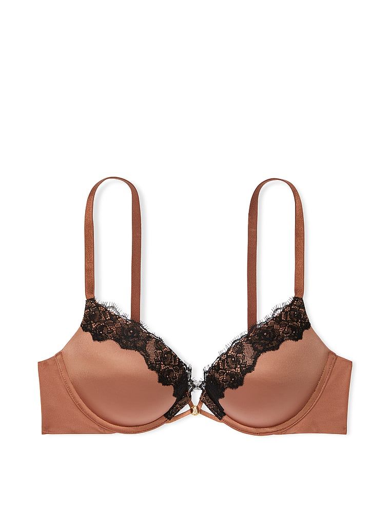 Very Sexy Biustonosz push-up powiększający o 2 rozmiary ze wstawkami z koronki Bombshell Lace-Trim
