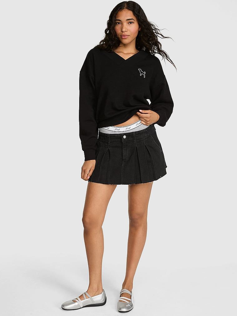 Bluza z dekoltem V Campus Fleece