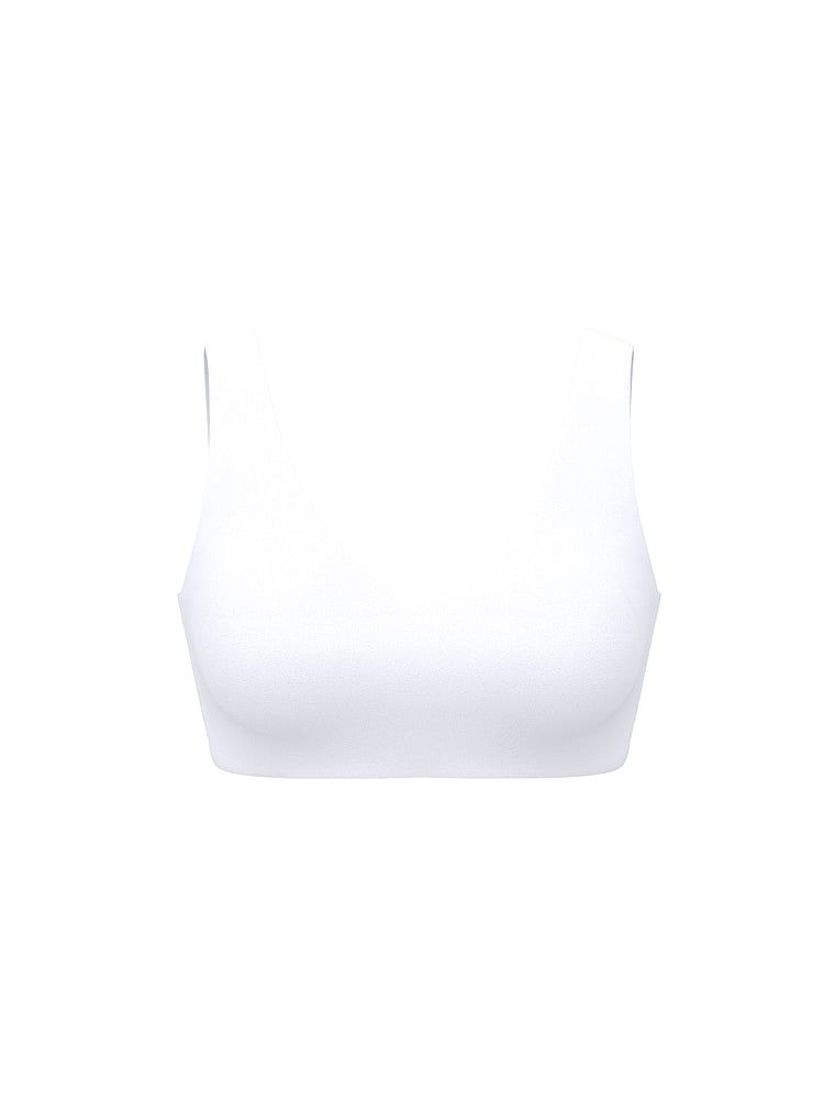 Biustonosz na co dzień i do spania SlumberBra. Produkt ma kolor biały i pochodzi z kolekcji Body by Victoria. 