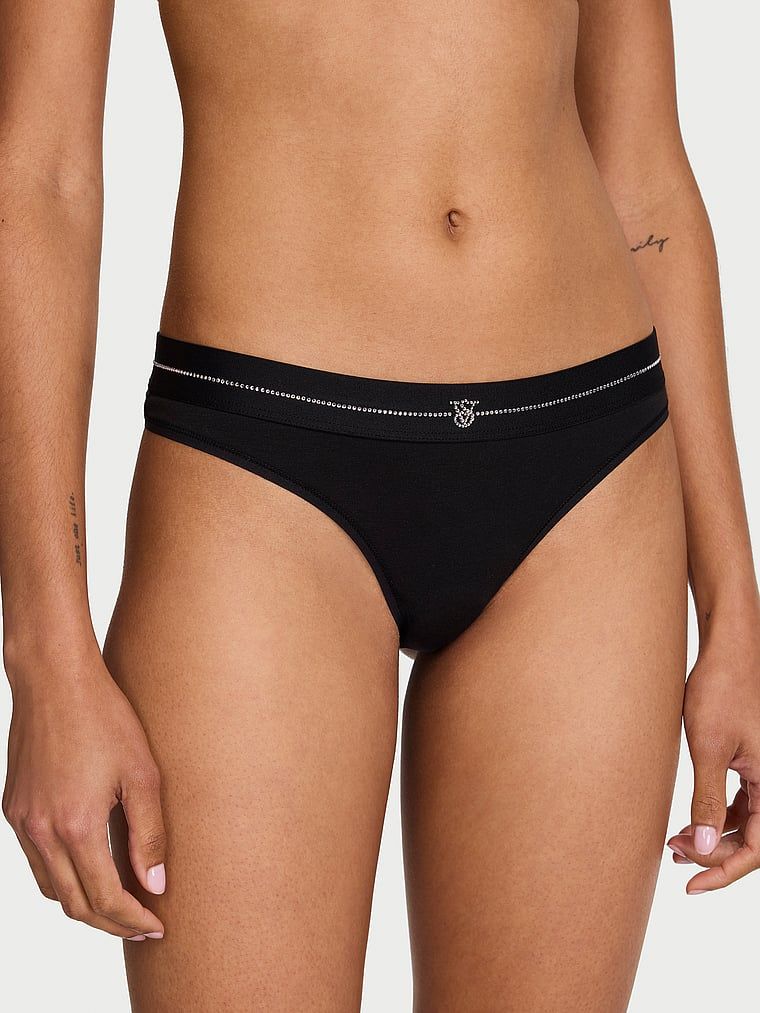 Cotton Stringi bawełniane Shine Logo