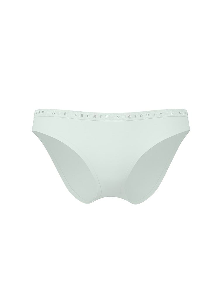 Majtki bawełniane Bikini. Produkt ma kolor zielony i pochodzi z kolekcji Victoria's Secret. 