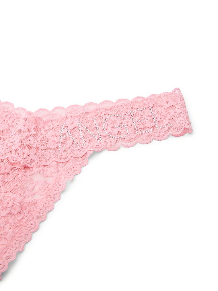 Stringi koronkowe z cekinami Lacie Sparkle. Produkt ma kolor różowy i pochodzi z kolekcji Lacie. 