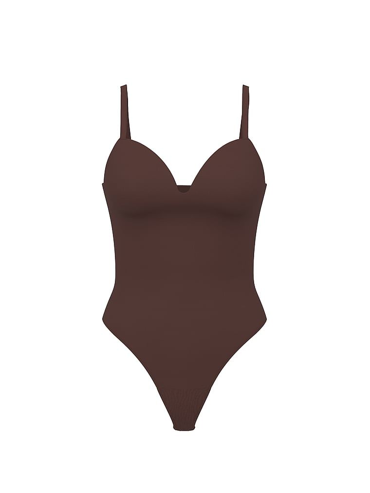 Body z push-upem Luxe Contour. Produkt ma kolor brązowy i pochodzi z kolekcji Victoria's Secret. 