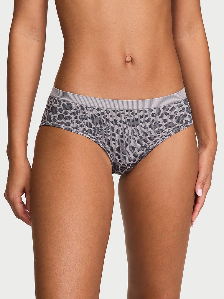 Seamless Majtki prążkowane Seamless Leopard Rib Hiphugger