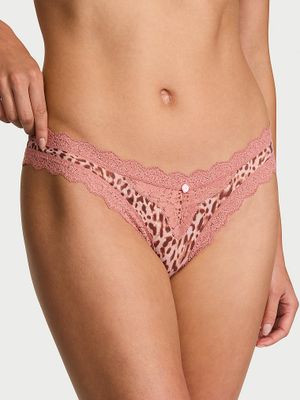 Dream Angels Majtki brazyliany z koronką Lace Trim Brazilian