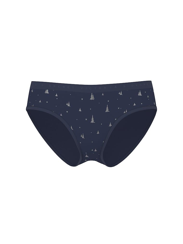 Majtki bawełniane Hiphugger. Produkt jest wzorzysty i pochodzi z kolekcji Victoria's Secret. 