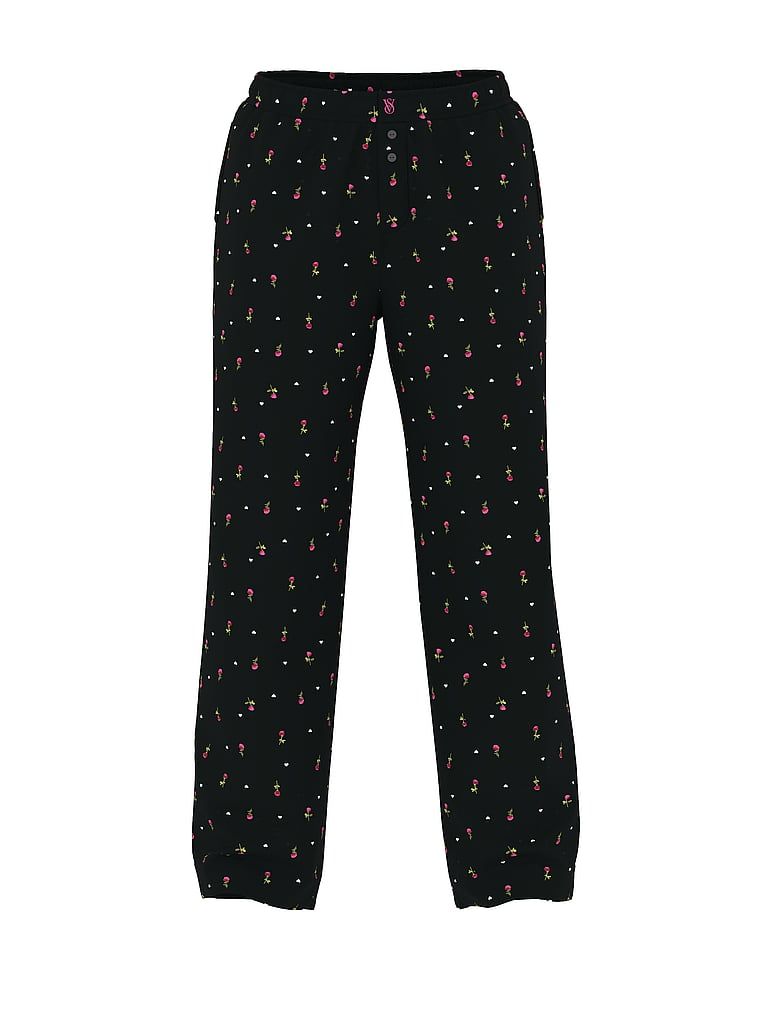 Spodnie od piżamy bawełniane Mix & Match Heritage. Produkt ma kolor kwiatowe i pochodzi z kolekcji Victoria's Secret. 