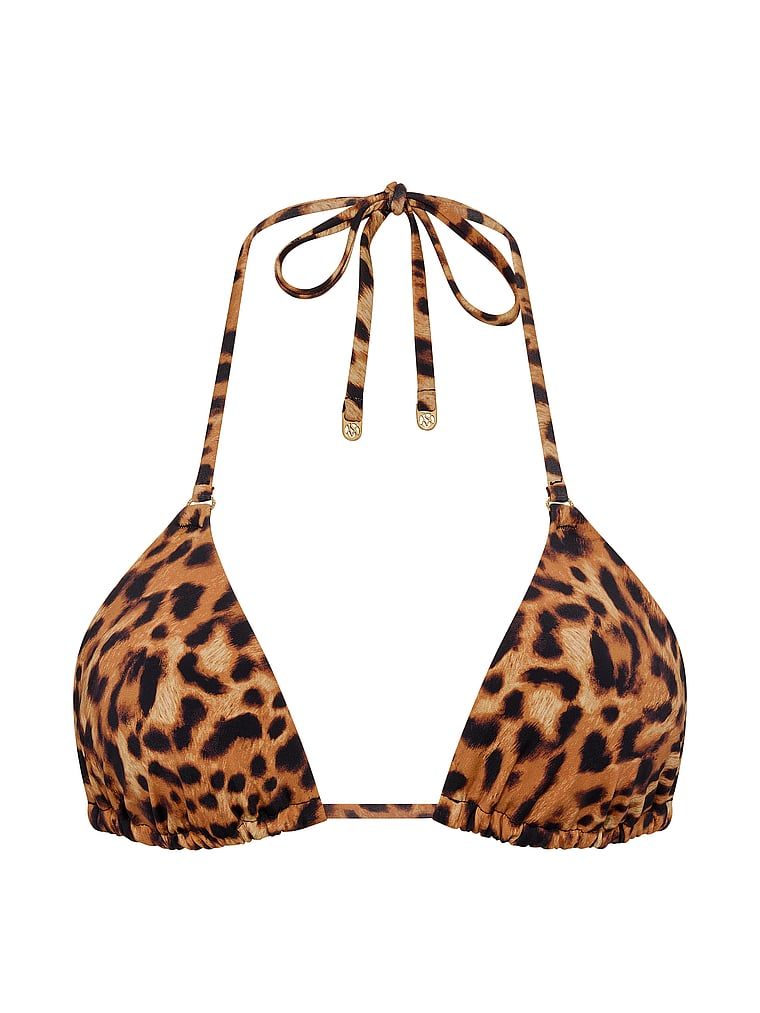 Góra od bikini Essential Triangle. Produkt jest wzorzysty i pochodzi z kolekcji Victoria's Secret Swim. 