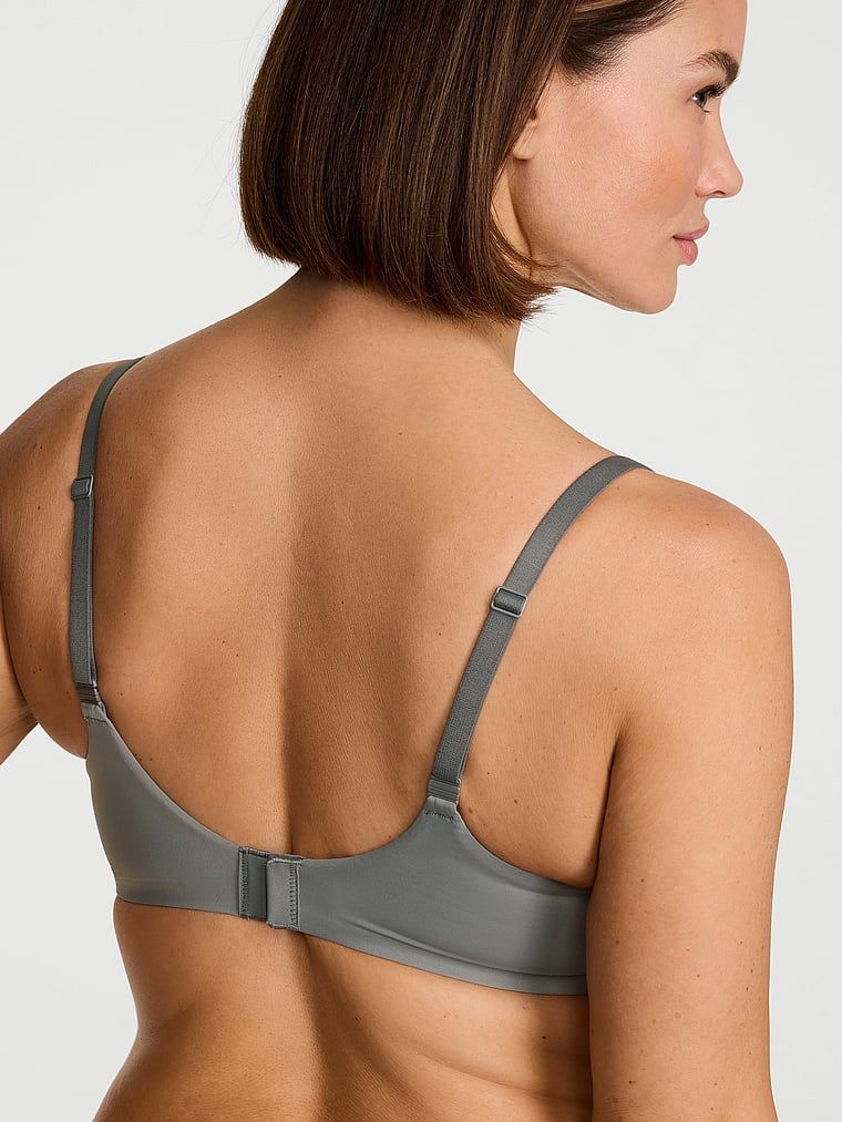 Biustonosz lekko usztywniany FlexFactor Demi. Produkt ma kolor szary i pochodzi z kolekcji Body by Victoria. 