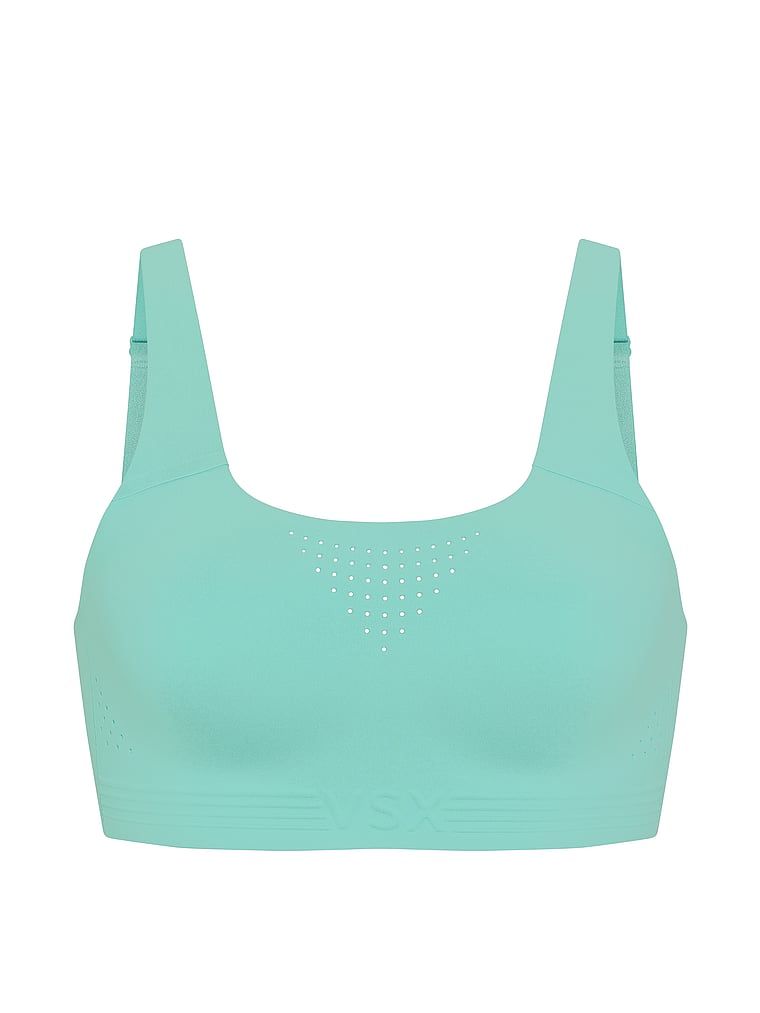 Biustonosz sportowy z maksymalnym podtrzymaniem VSX Featherweight Max. Produkt ma kolor niebieski i pochodzi z kolekcji VSX. 