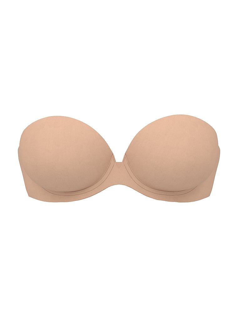 Biustonosz push-up bez ramiączek Strapless. Produkt ma kolor beżowy i pochodzi z kolekcji Very Sexy. 