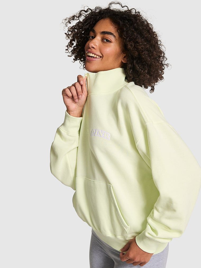 Bluza z krótkim suwakiem Ivy Fleece