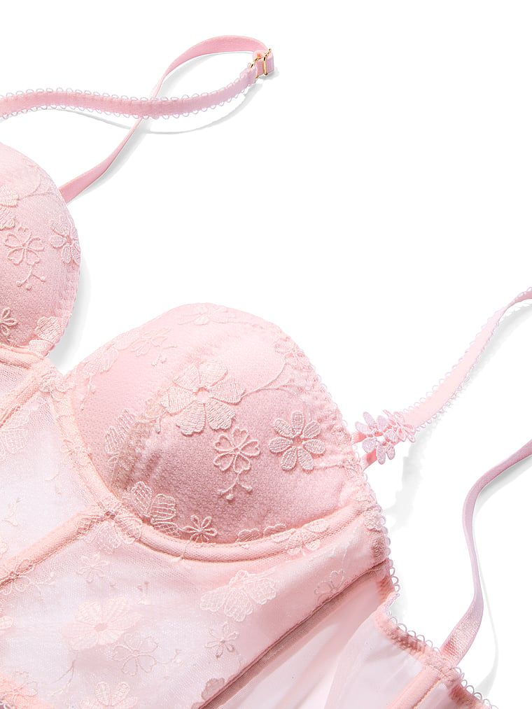 Top gorsetowy Blossom Embroidery. Produkt jest wzorzysty i pochodzi z kolekcji Dream Angels. 