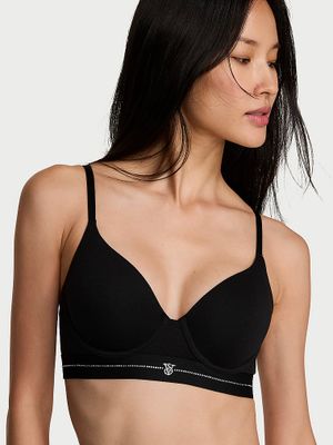 T-shirt Biustonosz push-up bawełniany Perfect Shape Signature Shine