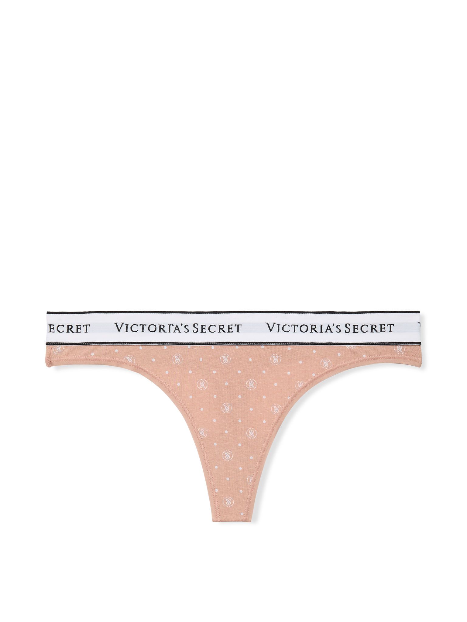 Stringi bawełniane z logo w talii. Produkt jest wzorzysty i pochodzi z kolekcji Cotton. 