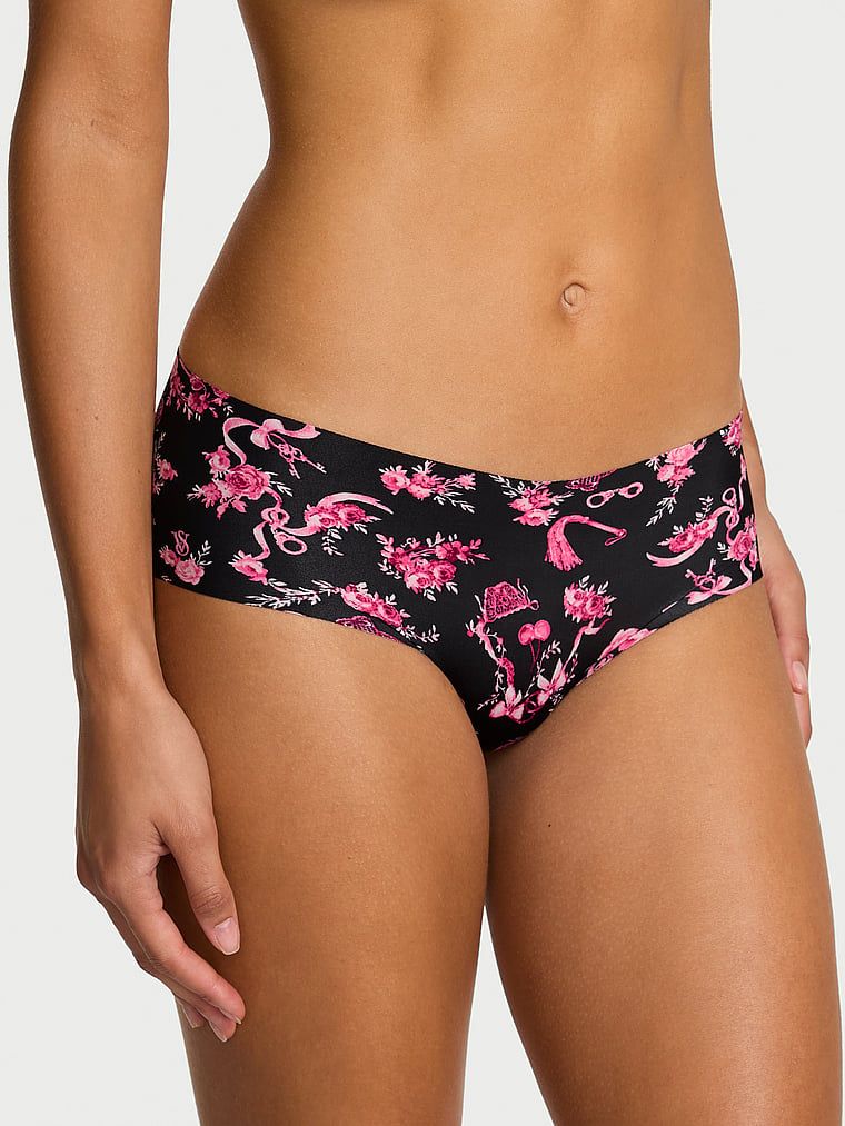 Majtki bezszwowe No-Show Cheeky. Produkt jest wzorzysty i pochodzi z kolekcji No-Show. 