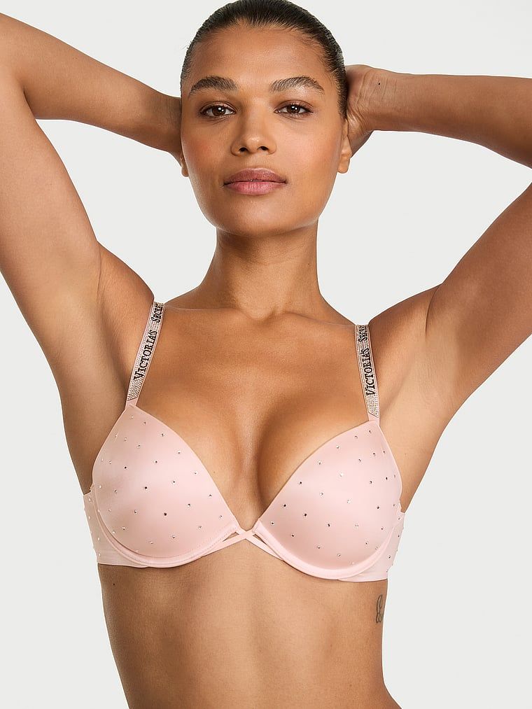 Very Sexy Biustonosz push-up Shine Strap Dot