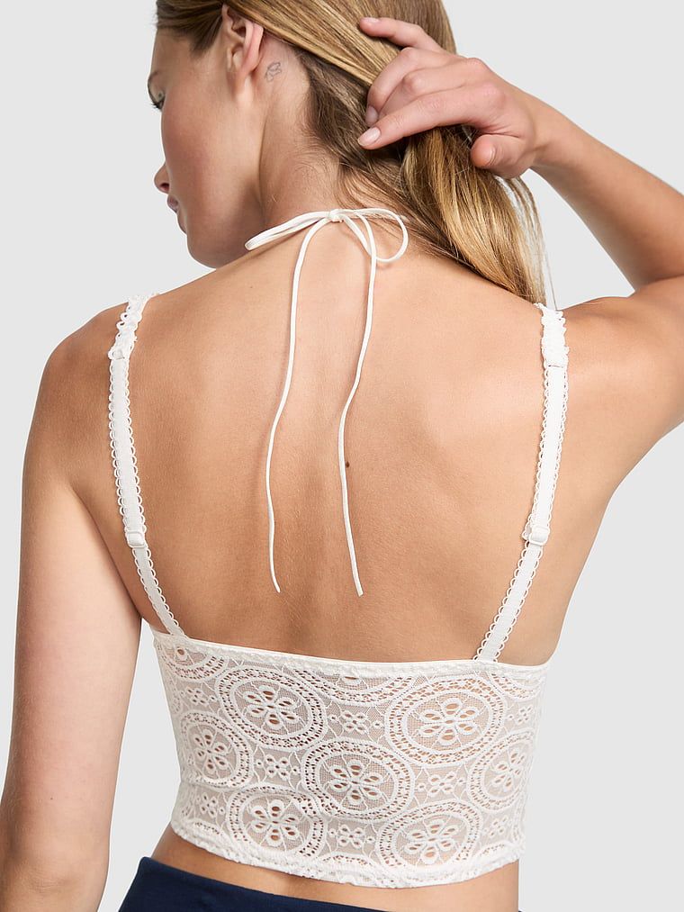 Braletka Wink z koronki o wydłużonym fasonie