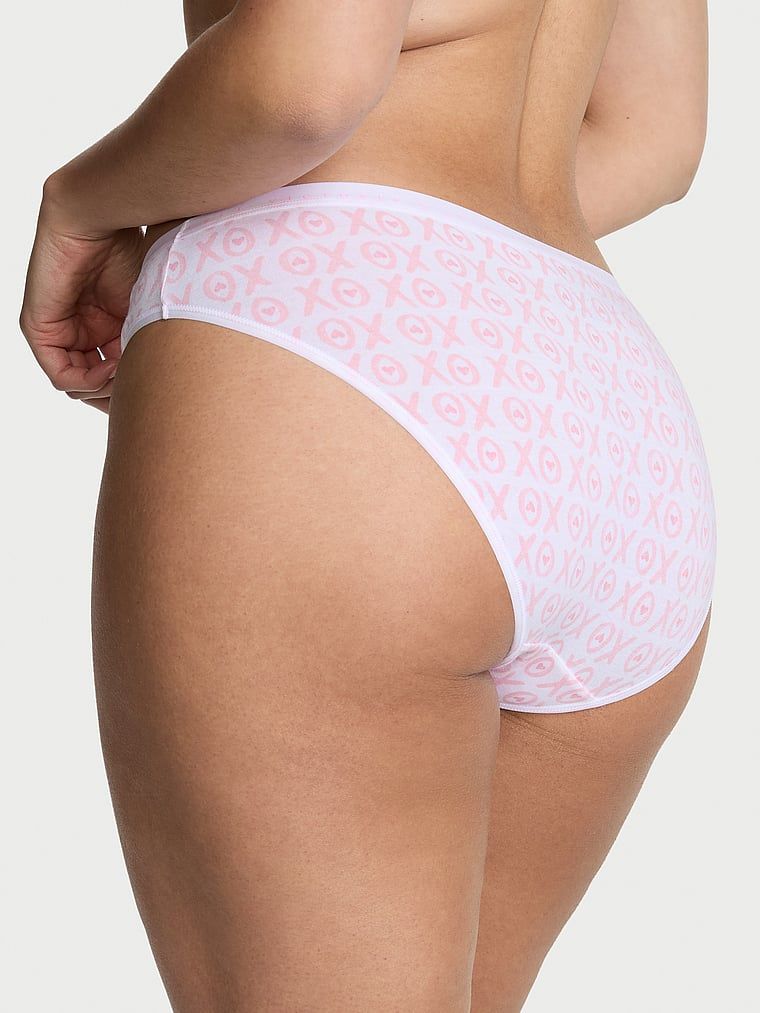 Majtki bawełniane Bikini. Produkt jest wzorzysty i pochodzi z kolekcji Victoria's Secret. 