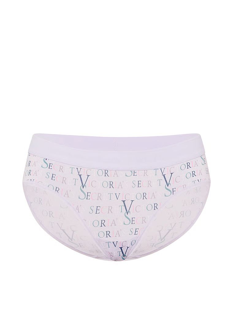 Majtki bawełniane z logo w talii Hiphugger. Produkt ma kolor wzorzysty i pochodzi z kolekcji Cotton. 