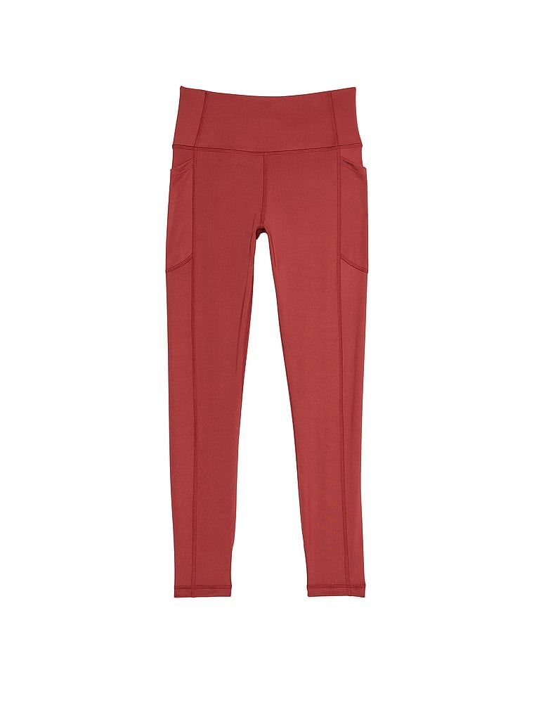Legginsy z kieszeniami Essential Pocket. Produkt ma kolor czerwony i pochodzi z kolekcji VSX. 