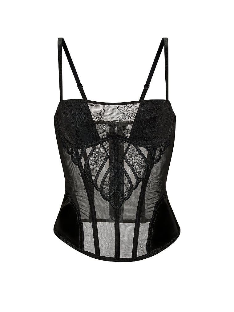 Top gorsetowy Sex-Ray. Produkt jest wzorzysty i pochodzi z kolekcji Very Sexy. 