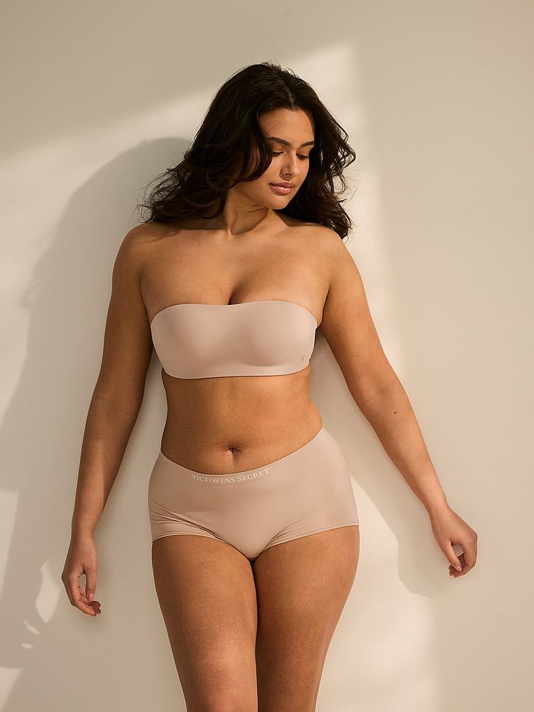 Victoria's Secret Bare Biustonosz push-up bez ramiączek i bez fiszbin Perfect Comfort Strapless