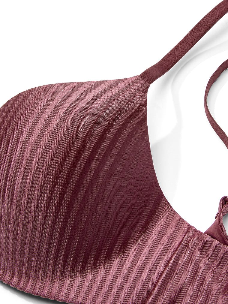 Biustonosz lekko usztywniany FlexFactor Demi. Produkt ma kolor różowy i pochodzi z kolekcji Body by Victoria. 