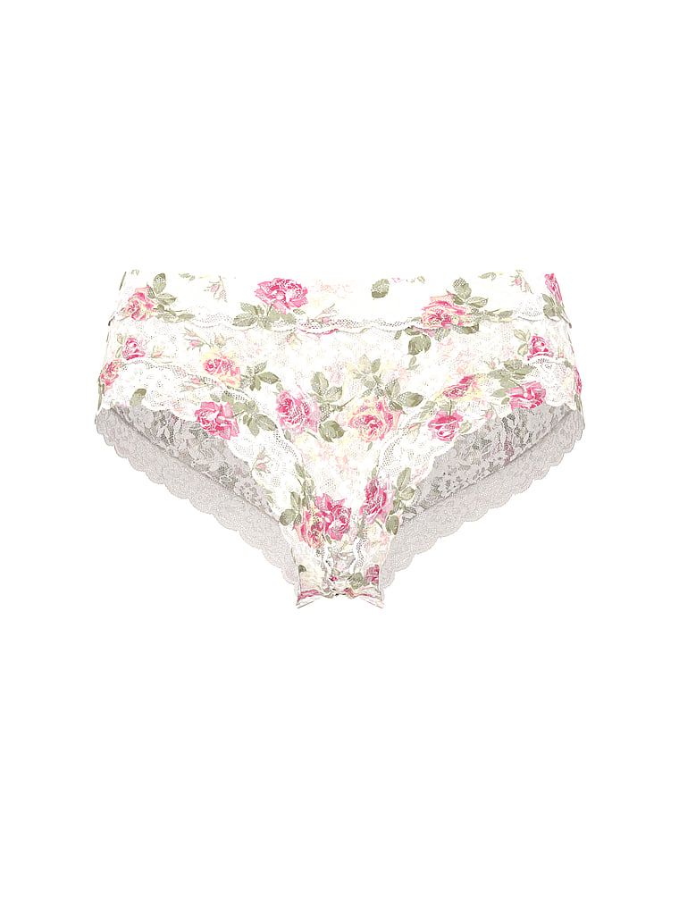 Majtki z koronką Lace Cheeky. Produkt ma wzór kwiatowy i pochodzi z kolekcji Lacie. 