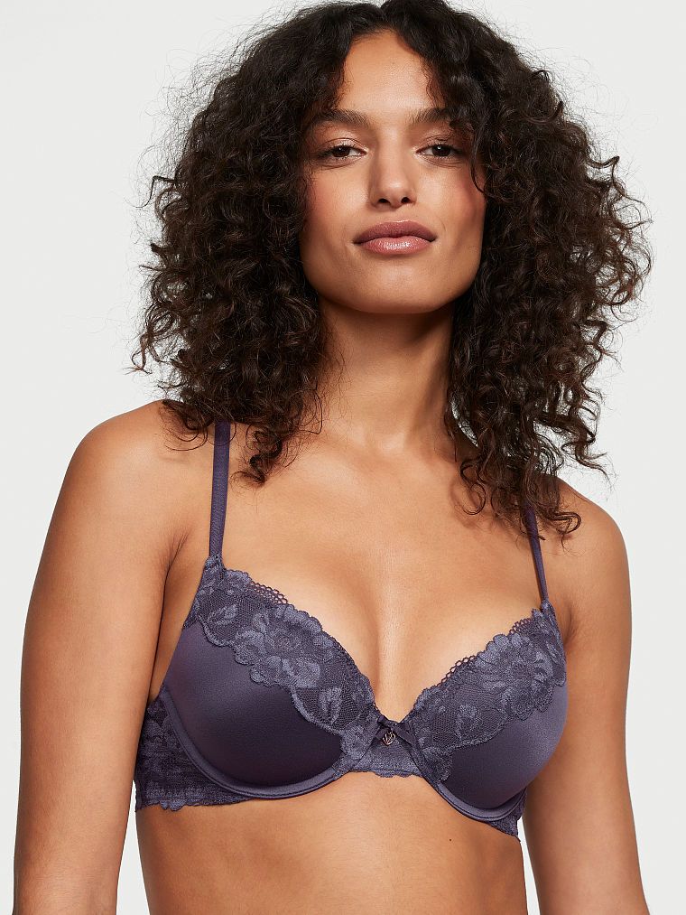 Body by Victoria Biustonosz push-up z koronką Perfect Shape Lace-Trim