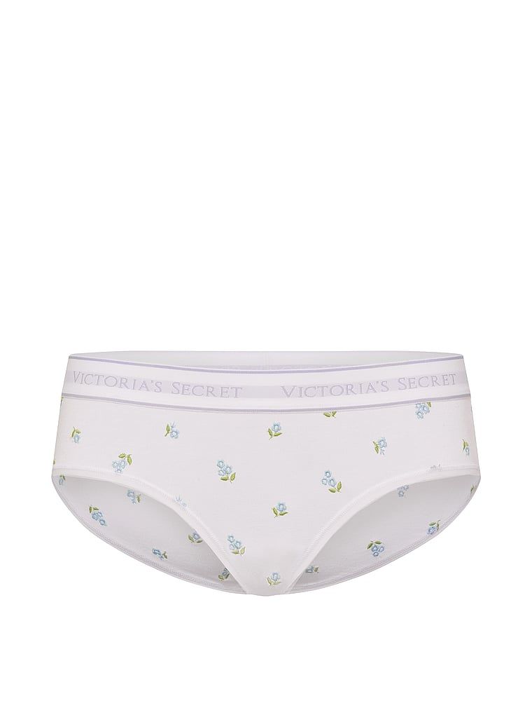 Majtki bawełniane z haftem i logo Hiphugger. Produkt jest wzorzysty i pochodzi z kolekcji Cotton. 