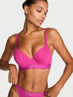T-shirt Biustonosz push-up bawełniany Perfect Shape Signature Shine