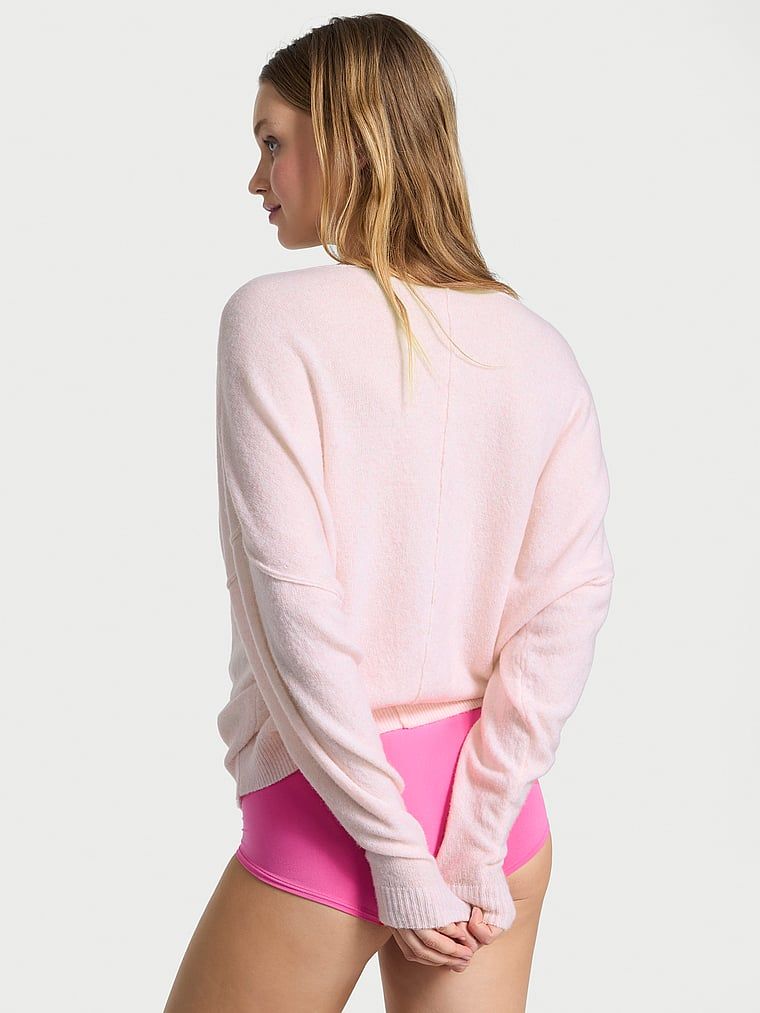 Victoria's Secret Bluza dzianinowa z szerokim dekoltem Summer Knit