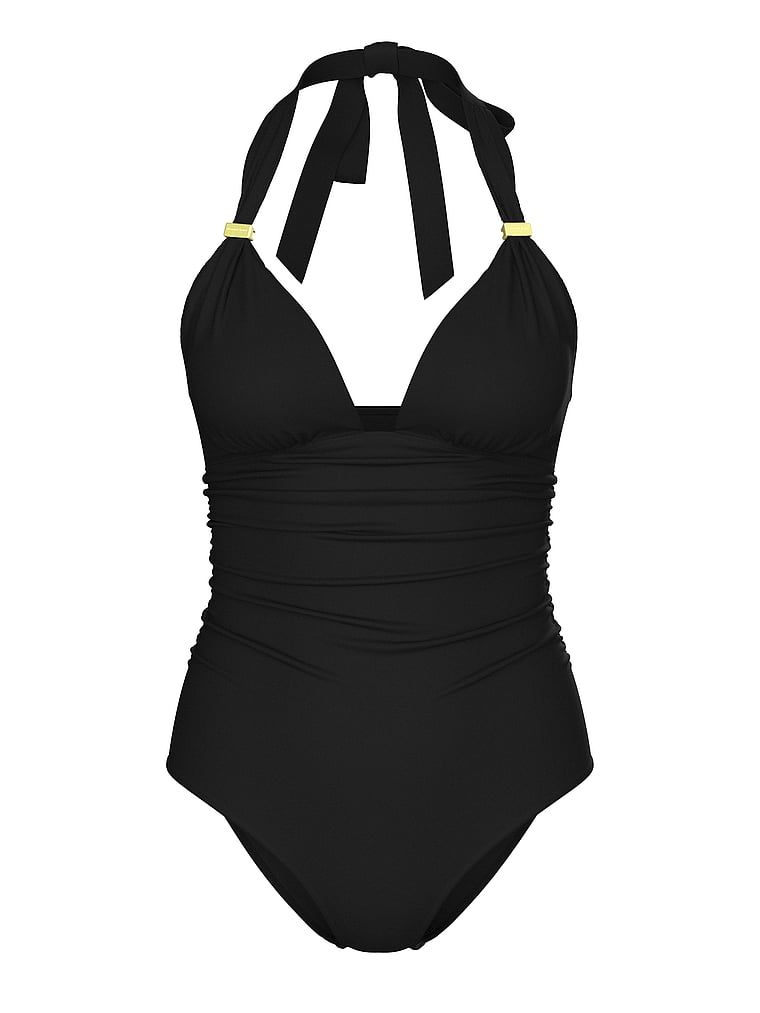 Strój kąpielowy jednoczęściowy Ultimate Harlow. Produkt ma kolor czarny i pochodzi z kolekcji Victoria's Secret Swim. 