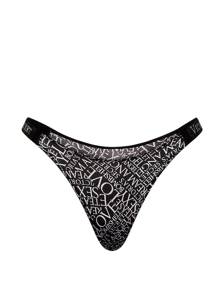 Majtki brazyliany z błyszczącymi paskami Shine Strap Brazilian. Produkt ma kolor wzorzysty i pochodzi z kolekcji Very Sexy. 