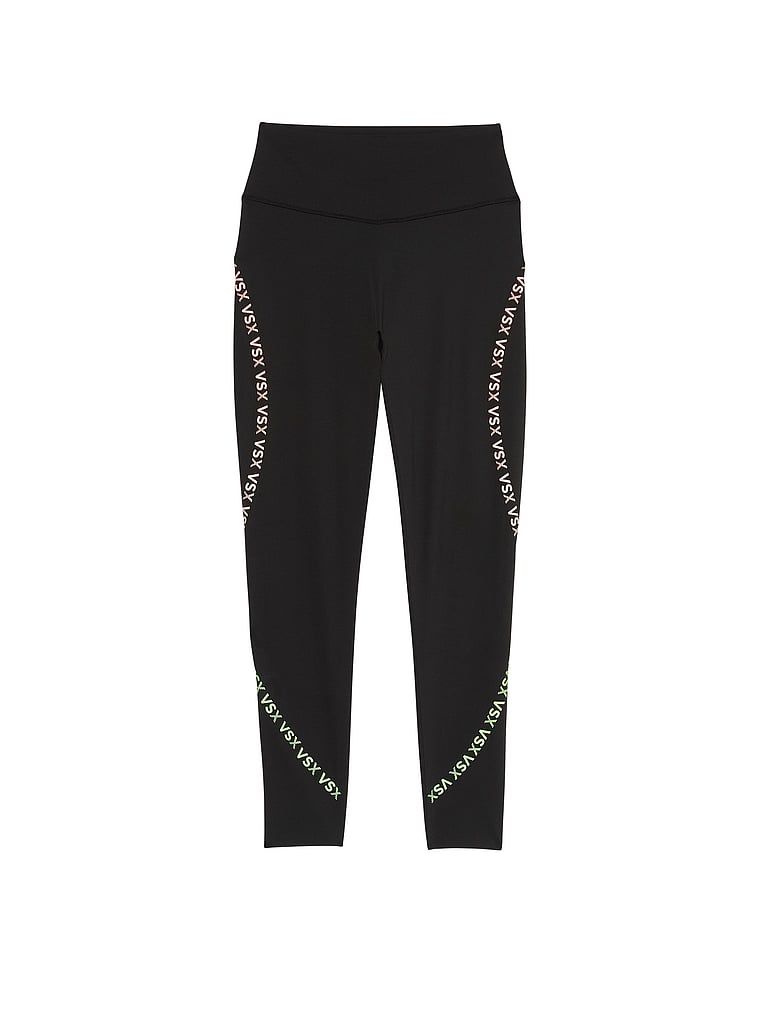 Legginsy z niską kompresją VS Elevate. Produkt ma kolor czarny i pochodzi z kolekcji VSX. 
